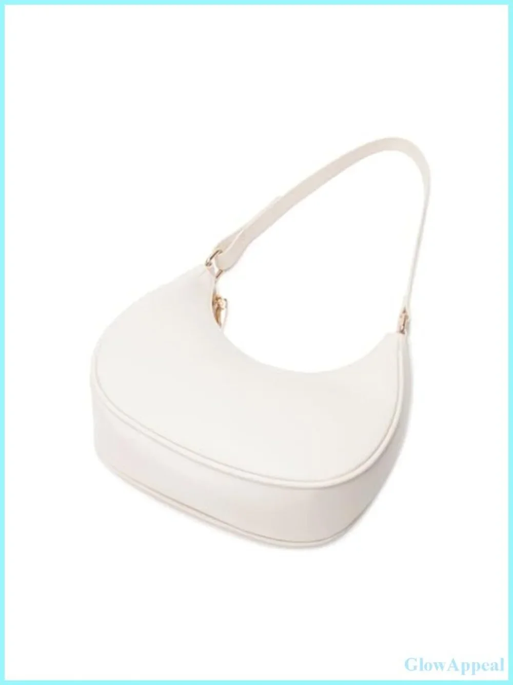 Crescent Hobo Shoulder Bag Women Cute Tote Handbag PU Leather Mini Clutch Purse